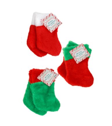 2pc 7&quot; Plush Stocking Assorted