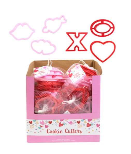 6pc Valentine Cookie Cutters