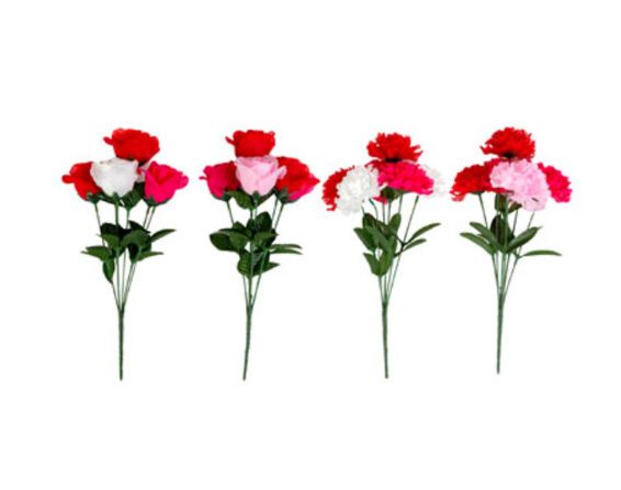 14&quot; Assorted Valentine Bushes x6