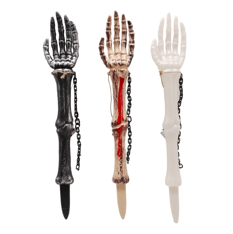 23&quot; Skeleton Arm Yard Stake Assorted