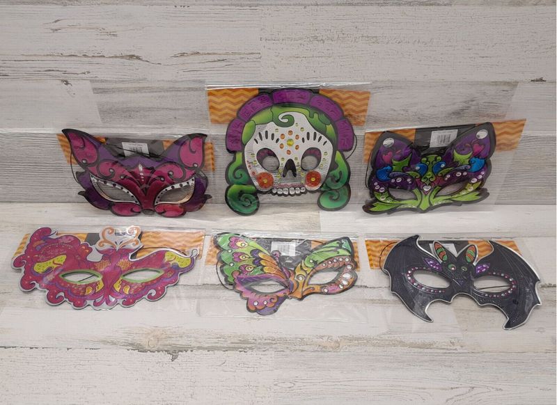 Metallic Novelty Mask Assorted