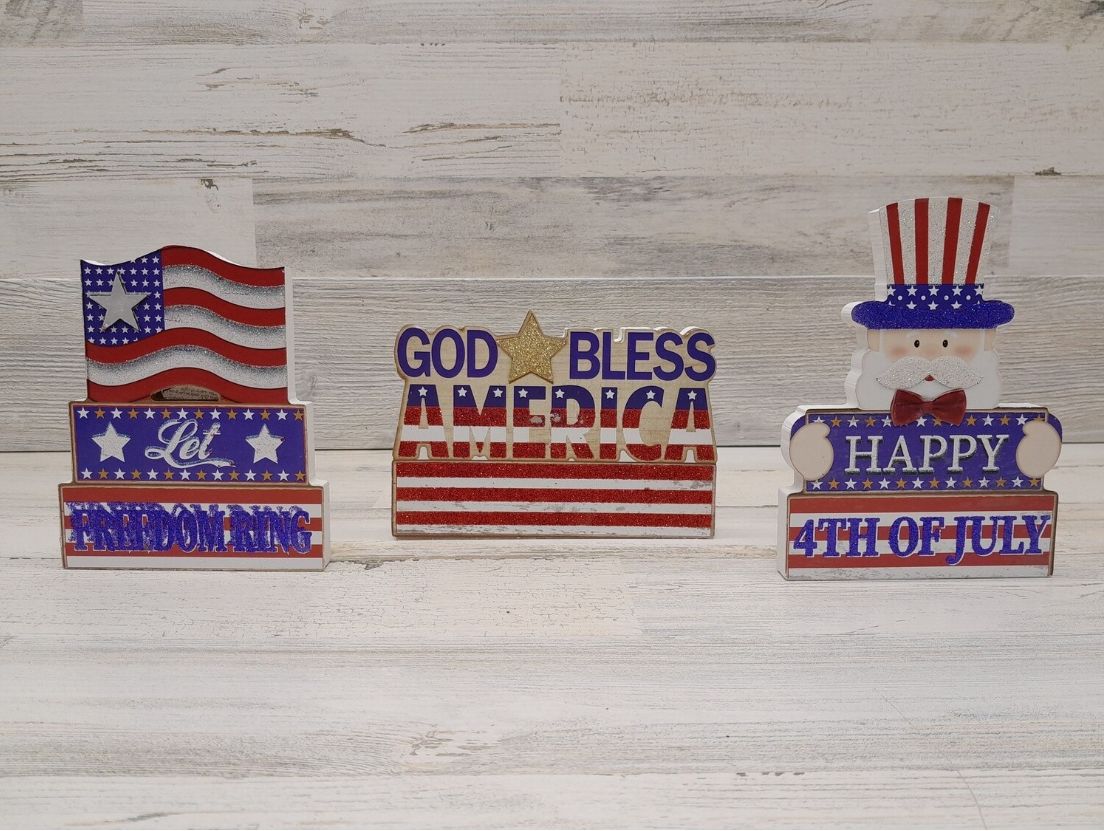 Patriotic Tabletop Décor Assorted