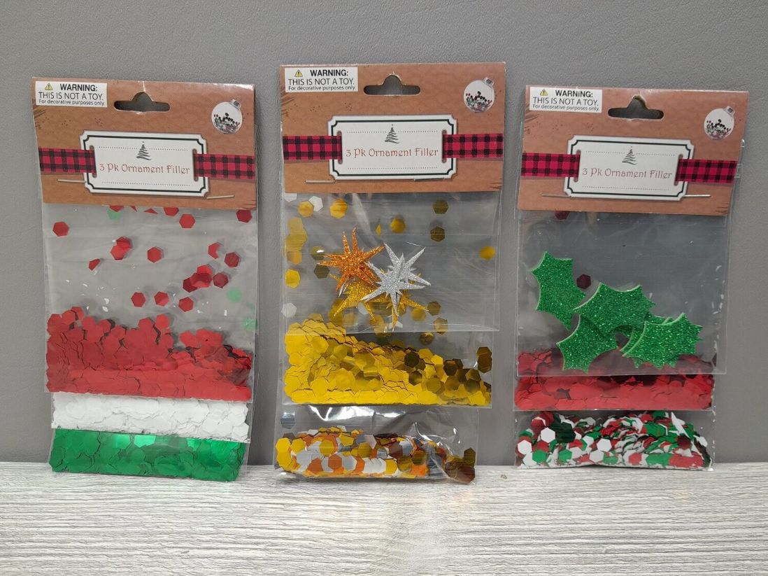 Ornament Filler Confetti Assorted (1 pack)