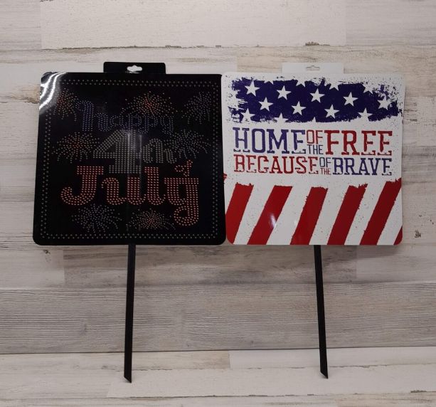 Patriotic Yard Stake Assorted