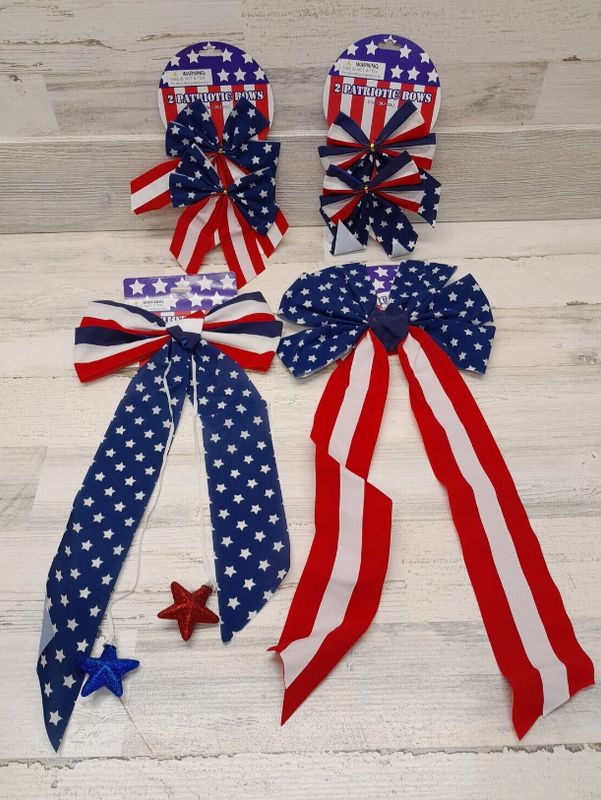 Patriotic Bow Assorted