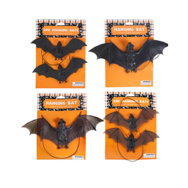 Hanging Bat Translucent/Black Assorted