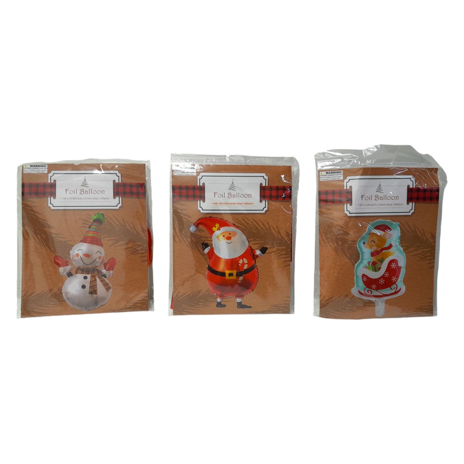 10&quot;-11&quot; Christmas Foil Balloon Assorted