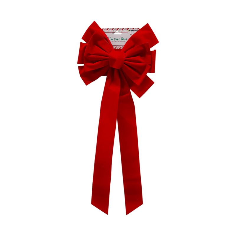 11.5&quot;x26&quot; Red Velvet Bow
