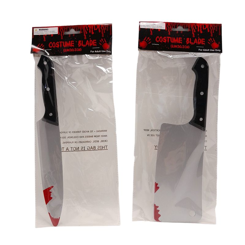 12&quot; Bloody Cleaver/Knife Assorted
