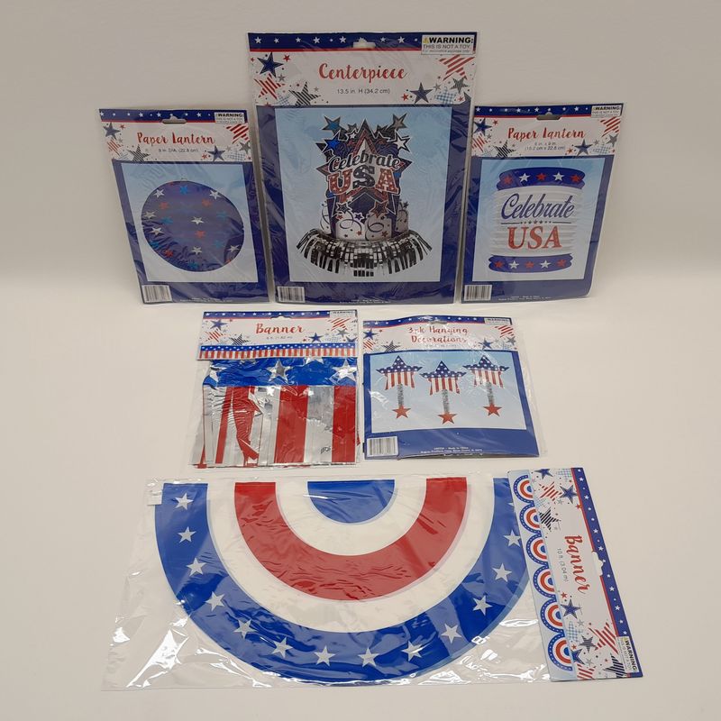Patriotic Party Décor Assorted