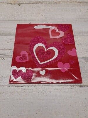 9.5&quot;x10.4&quot;x4.1&quot; Valentine Gift Bag Assorted