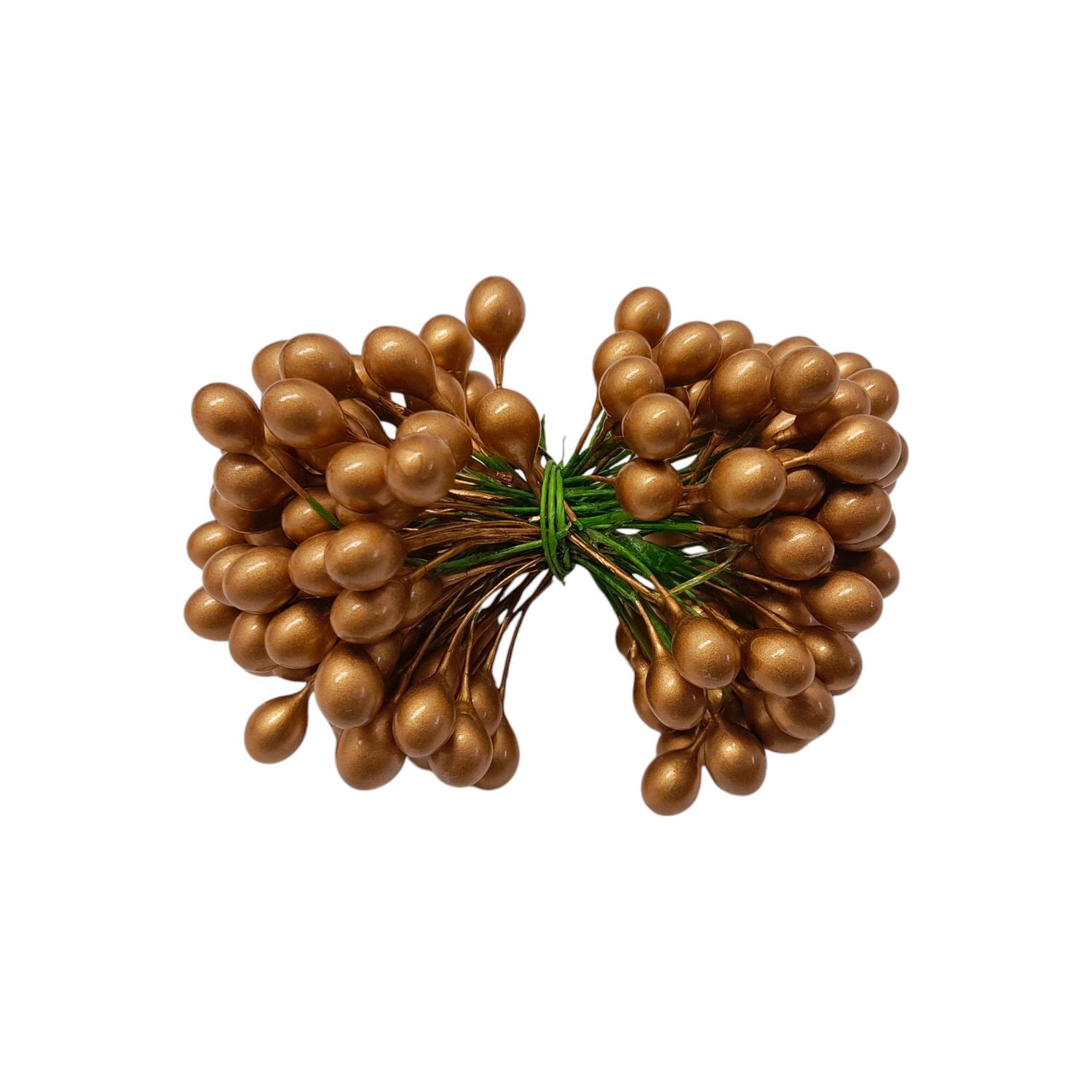 8mm Holly Berries Gold