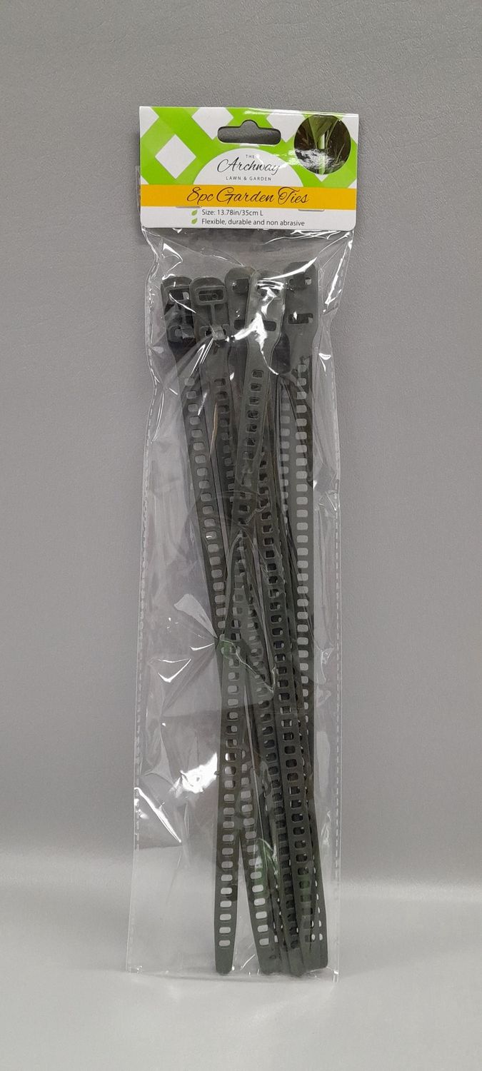 8pc 13.78&quot; Garden Ties Green