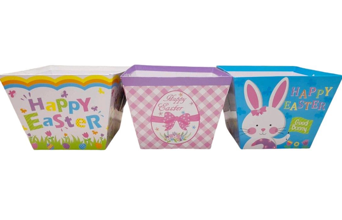 7.5"x5.75" Easter Bucket Assorted (1 Piece)