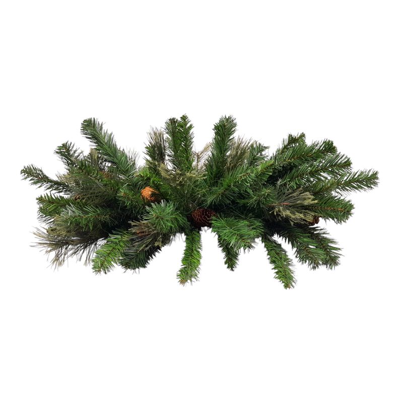 30&quot; Mixed Pine Centerpiece W/Pinecones