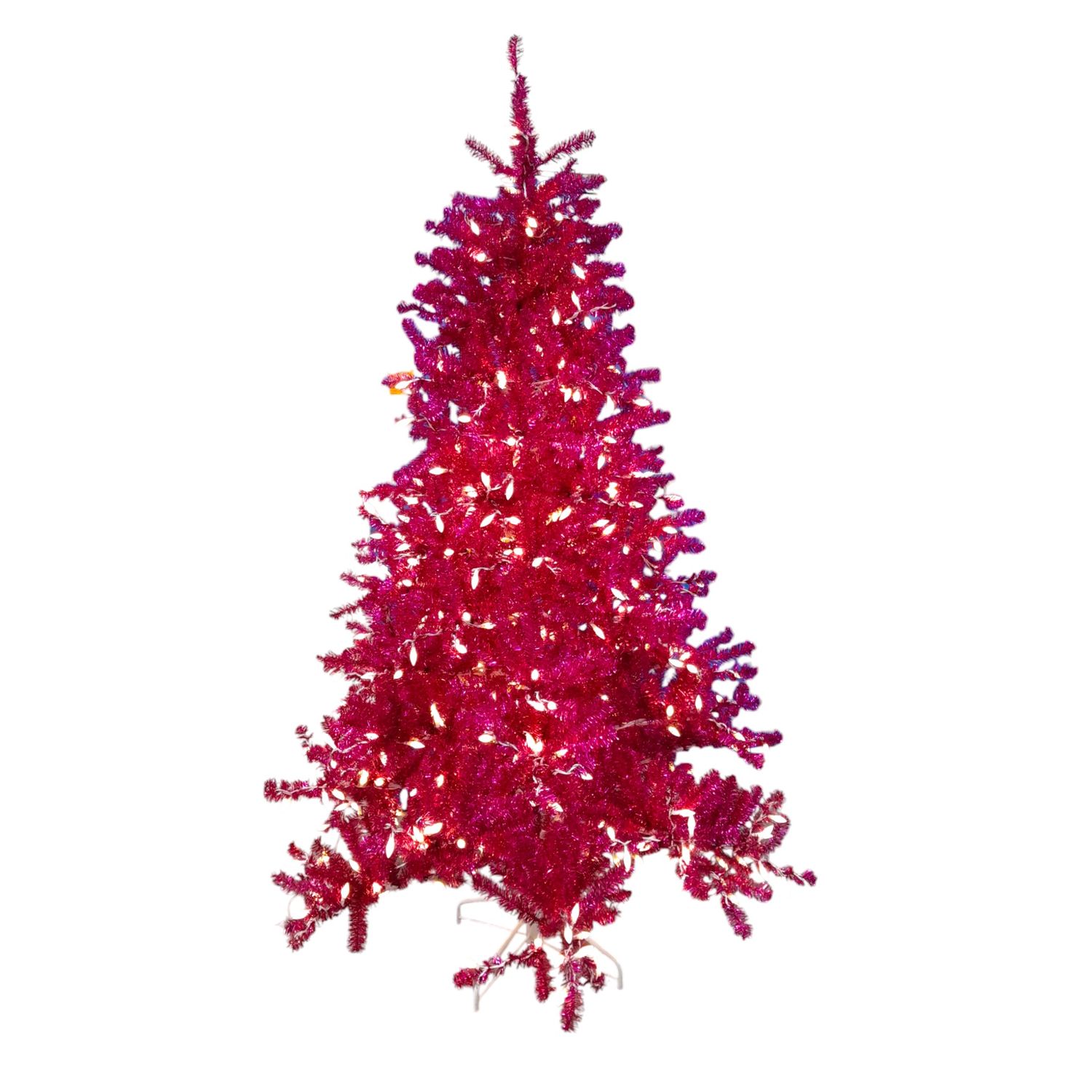 7.5&#39; Led Metallic Pink Tree