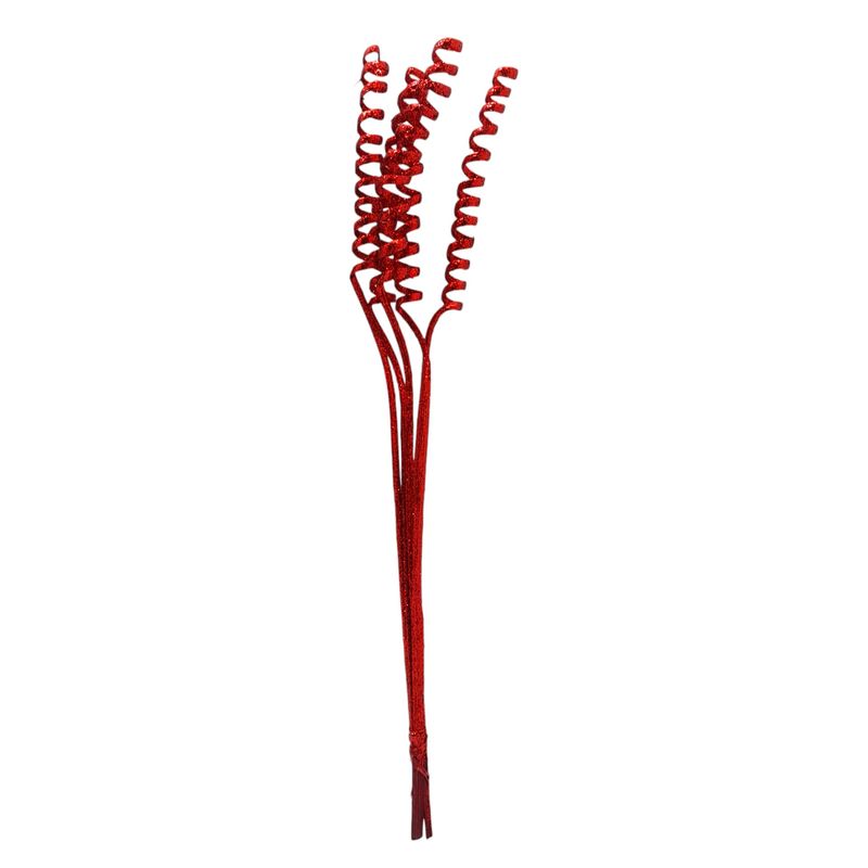 30&quot; Sparkle Cane Spring x5 Red