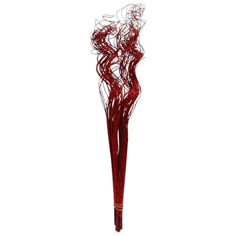 30&quot; Twisted Sparkle Ting Red