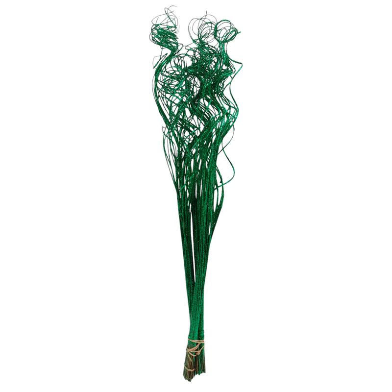 30&quot; Twisted Sparkle Ting Green