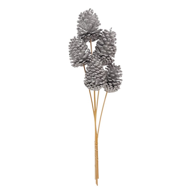 5pc 18"-26" Sparkle Slash Cones Silver 5pc 18"-26" Sparkle Slash Cones Silver