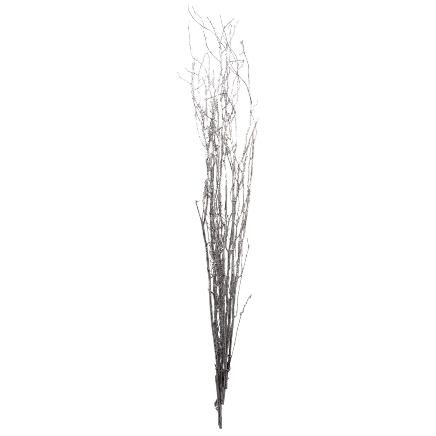 40&quot;-50&quot; Sparkle Birch Branch Silver
