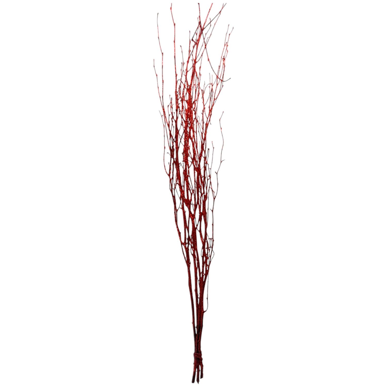 40&quot;-50&quot; Sparkle Birch Branch Red
