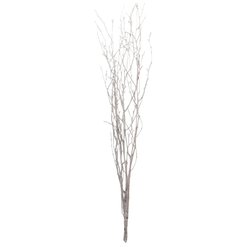 40"-50" Sparkle Birch Branch Opal White 40"-50" Sparkle Birch Branch Opal White