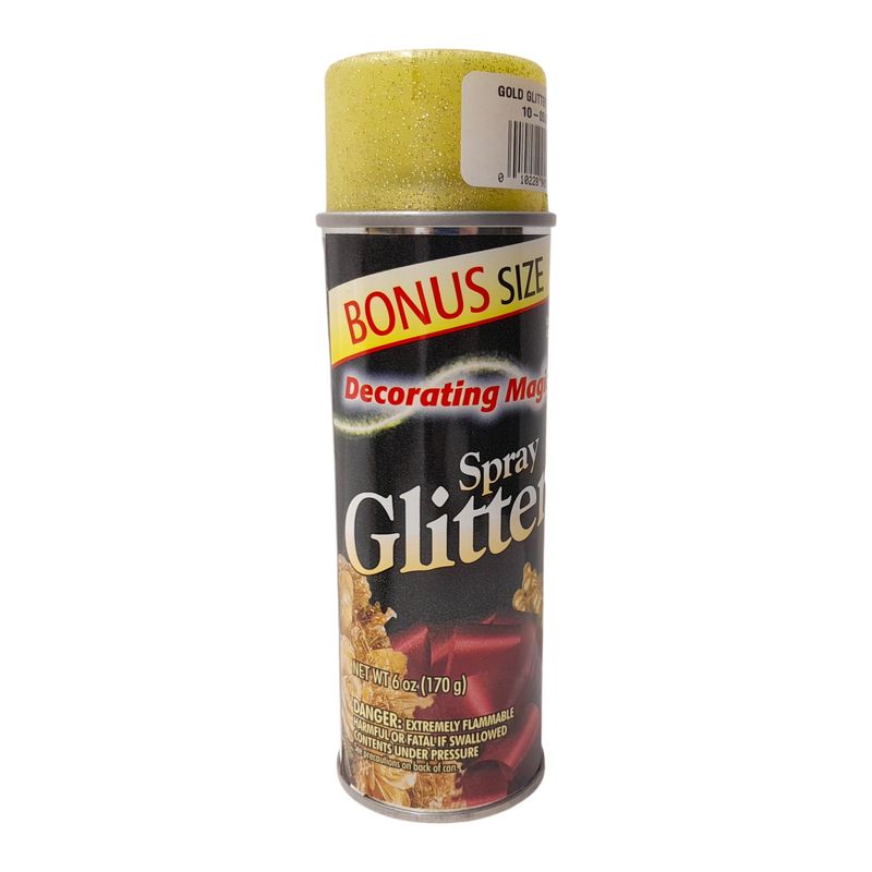 6oz Glitter Spray Gold