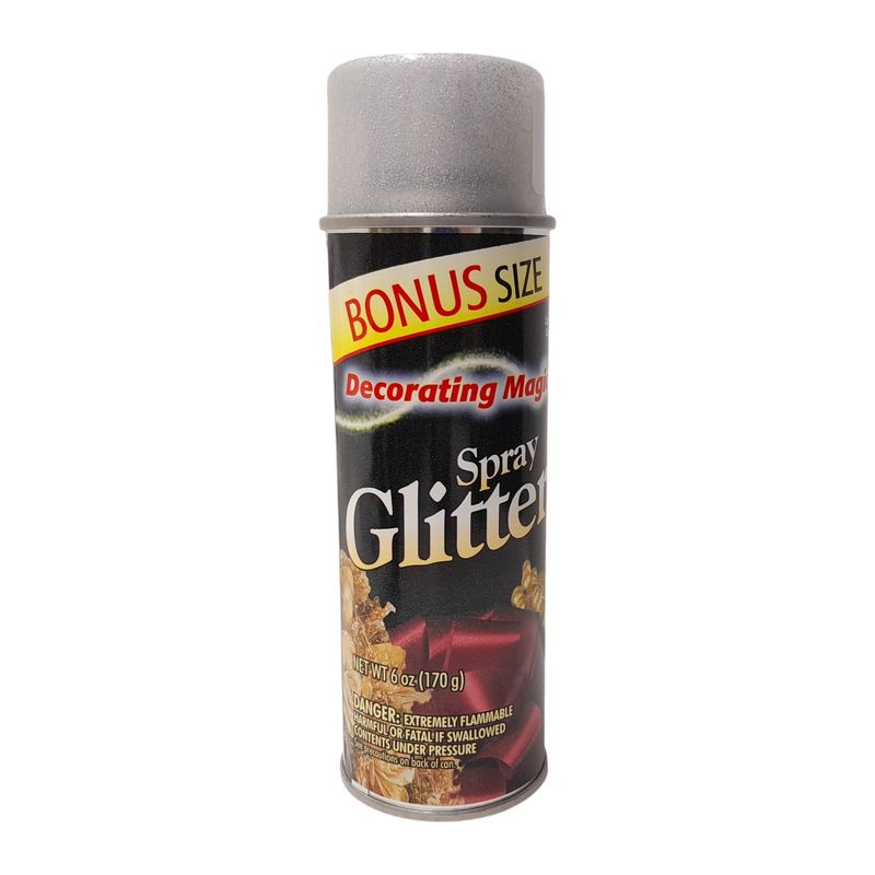 6oz Glitter Spray Silver