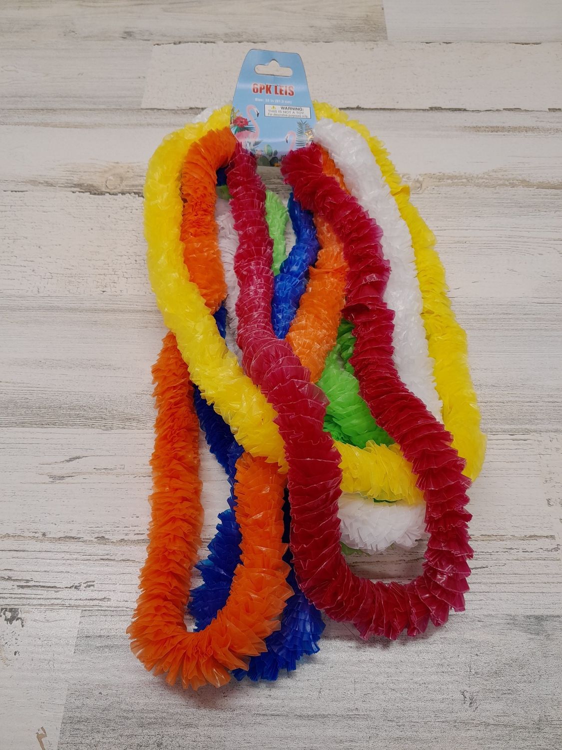 6pc 32&quot; Hawaiian Leis Multi