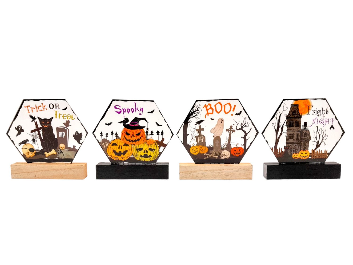 6.75"x6.5" Halloween Table Décor Assorted (1 Piece)