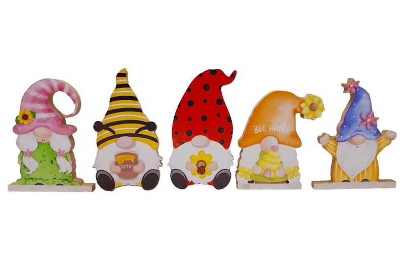 6&quot; Spring Gnome Table Décor Assorted