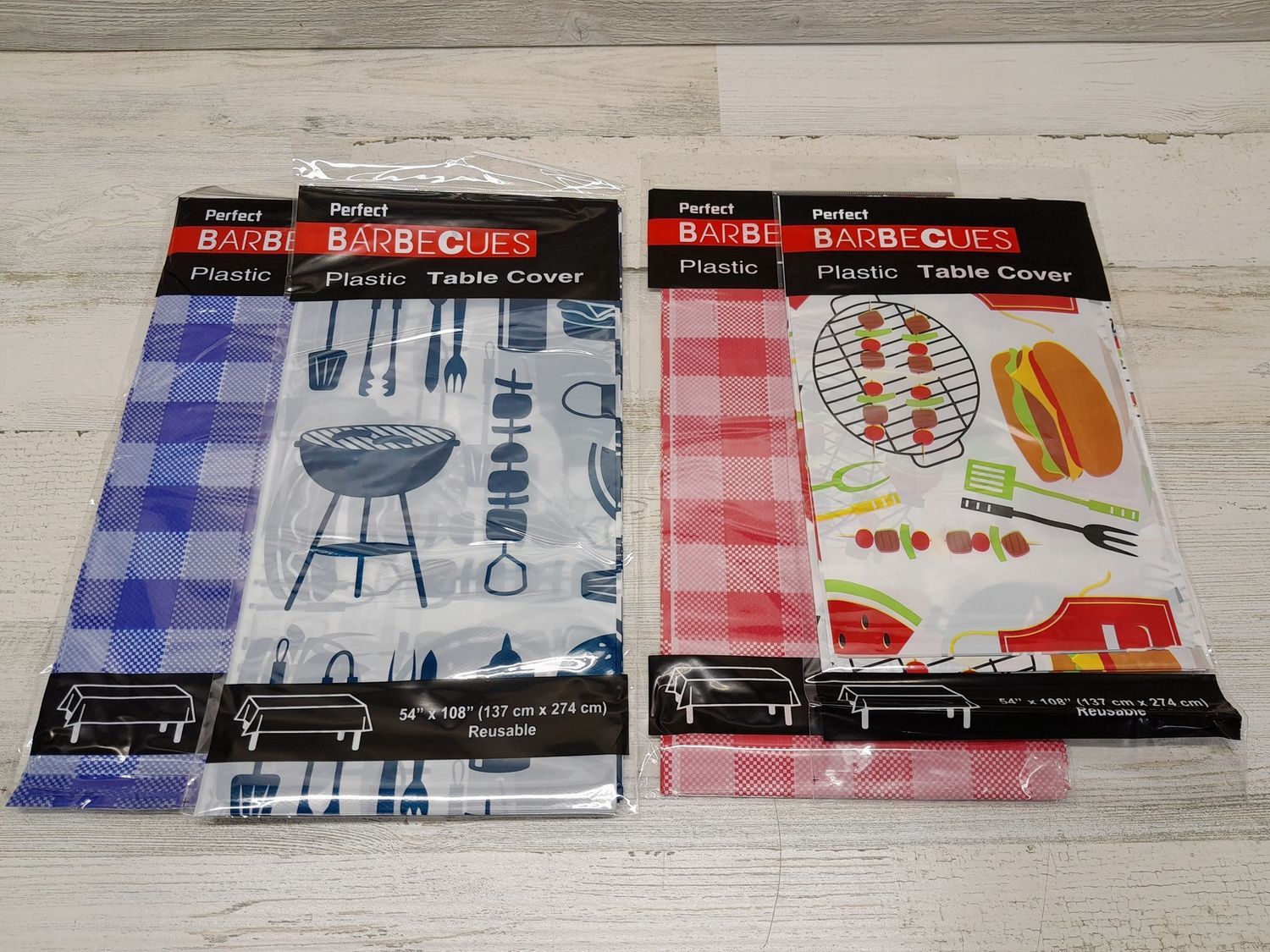 54"x108" Table Cover Assorted