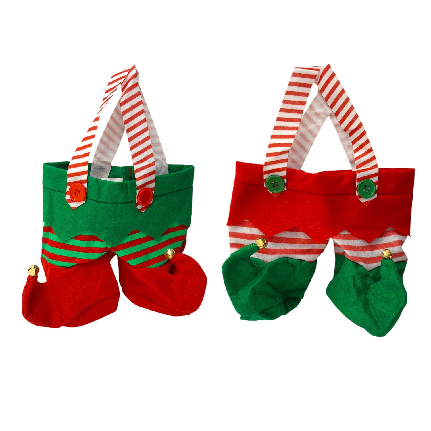 5.5&quot;x6.5&quot; Elf Pants/Suspender Gift Bag Assorted