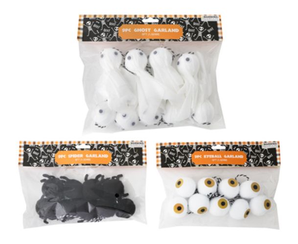 5&#39; Halloween Garland Assorted