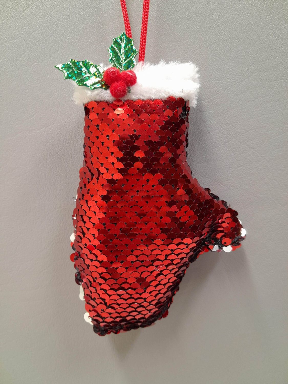 5&quot; Sequin Christmas Ornament Assorted