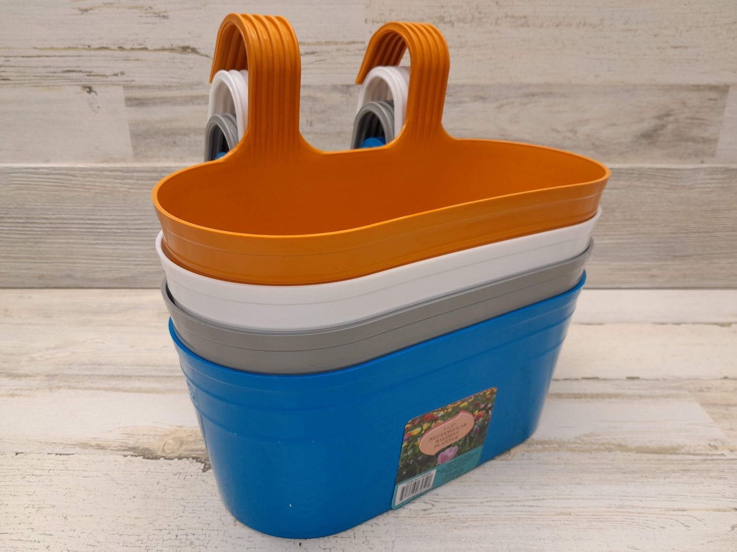 5&quot;x11.5&quot;x6.25&quot; Hanging Planter Assorted (Plastic)