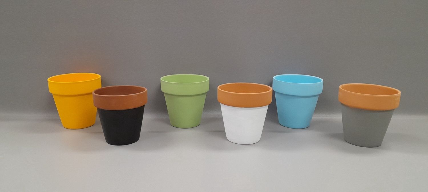 4&quot; Chalkboard Planter Assorted (Terracotta)