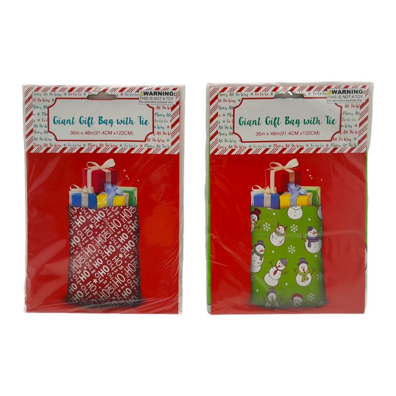 36&quot;x48&quot; Giant Gift Bag w/Tie Assorted
