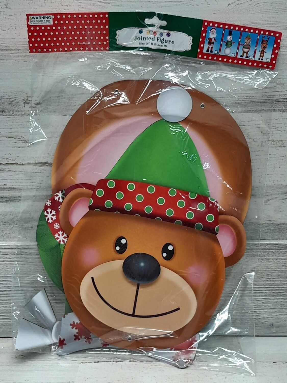 36" Jointed Figure Christmas Cut-Outs Assorted