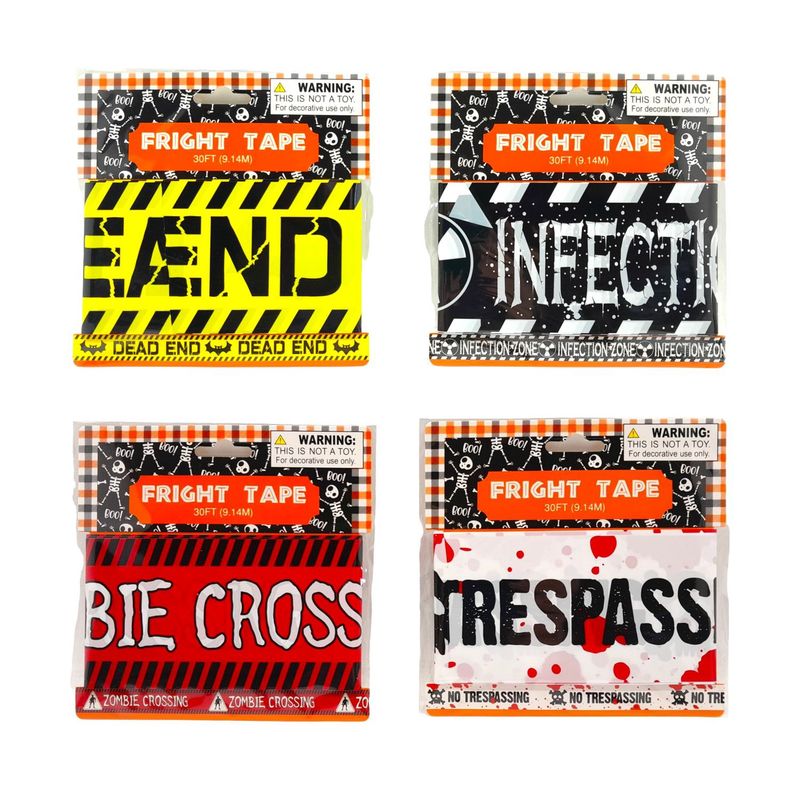 30&#39; Fright Tape Assorted