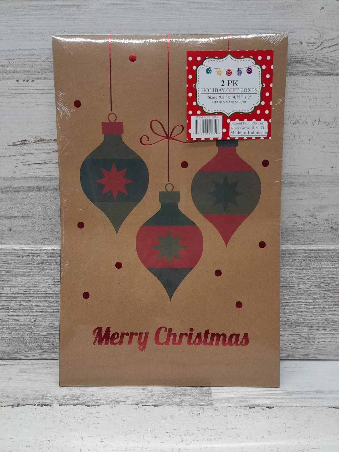 2pc 9.5&quot;x14.75&quot;x2&quot; Gift Boxes Assorted