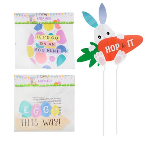22&quot; Easter Yard Sign Assorted