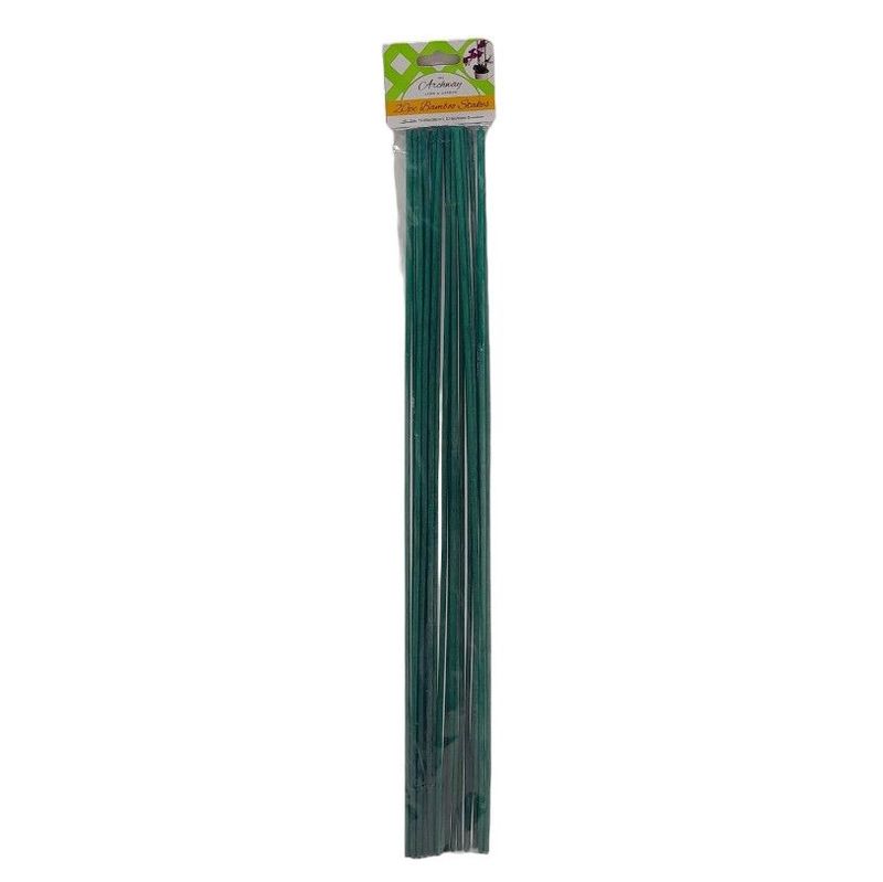 20pc 19.69&quot; Bamboo Garden Stakes Green