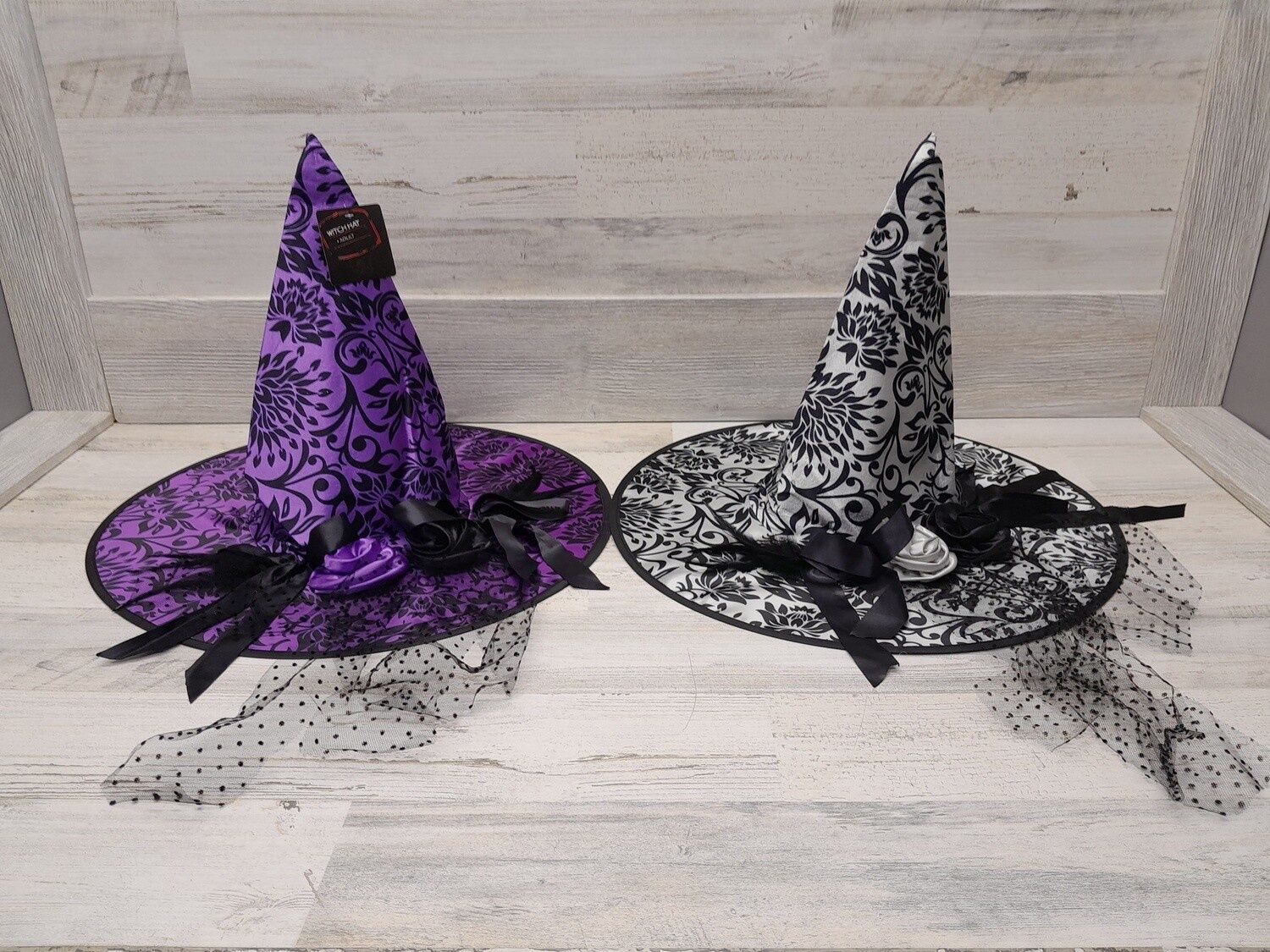 20&quot; Adult Floral Witch Hat Assorted