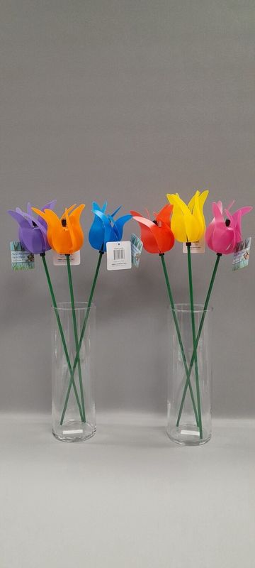 18&quot; Tulip Pin Wheel Assorted