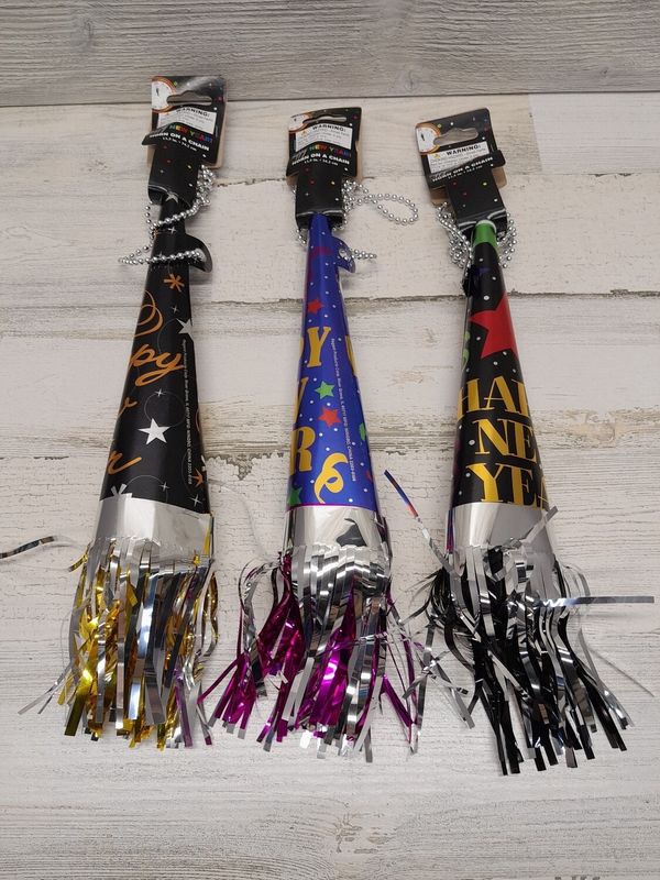 13.5&quot; New Years Party Horn Assorted