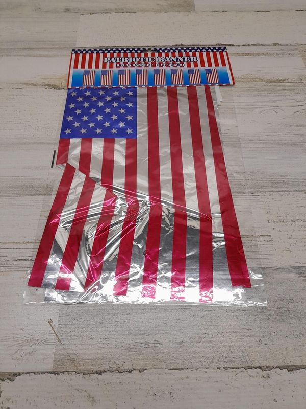 12&#39; Patriotic Flag Banner
