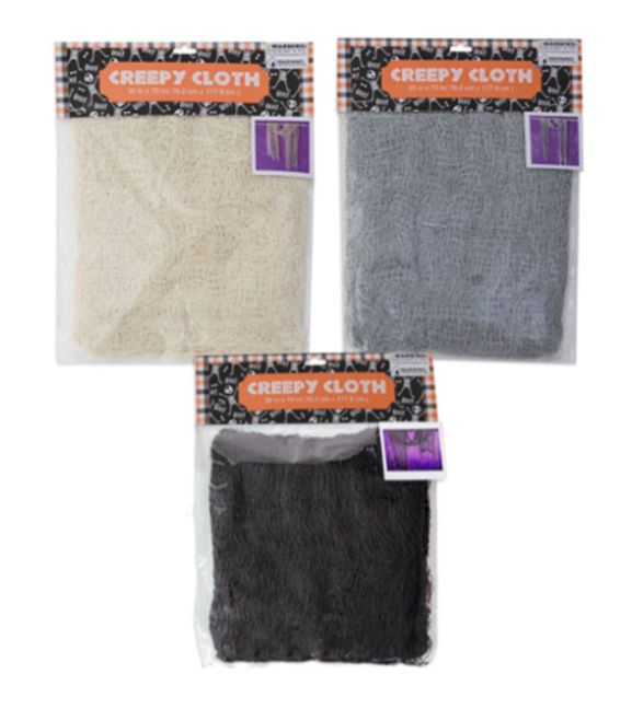 30&quot;x70&quot; Creepy Cloth Assorted