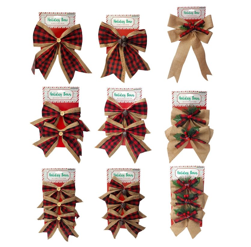 Woodland Bows Assorted